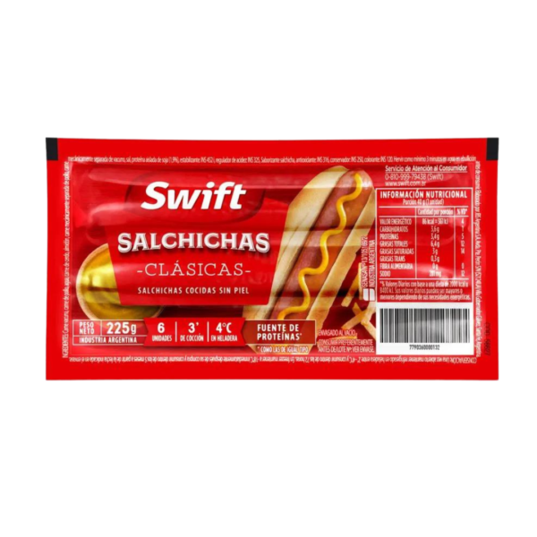 SALCHICHAS SWIFT PAQ. CJA 24 X 6